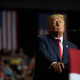 Former President Donald Trump speaks at a Save America Rally to support Republican candidates running for state and federal of state at the Covelli Centre on September 17, 2022, in Youngstown, Ohio. Republican Senate Candidate JD Vance and Rep. Jim Jordan (R-OH) spoke to supporters along with former President Trump.